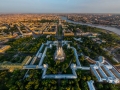 St. Petersburg - Bird&'s eye view of the Smolny Convent