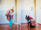 POZERI: Djevojčica i pas kao foto-modeli
