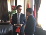 PODGORICA: Bošković primio Balšu Sinanovića, osvajača bronzane medalje na Evropskom juniorskom kupu u džudou