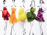 NESVAKIDAŠNJA UMJETNOST: Modna ilustratorka pravi haljine od hrane
