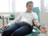 ZAVOD ZA TRANSFUZIJU KRVI: Ministar Predrag Bošković sa saradnicima dao krv