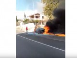 SUTOMORE: Izgorio automobil