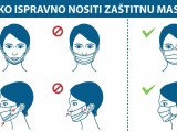 NKT: Zaštitna maska mora pokrivati i usta i nos