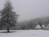 CRNA GORA: Snijeg prekrio Pljevlja i okolna sela